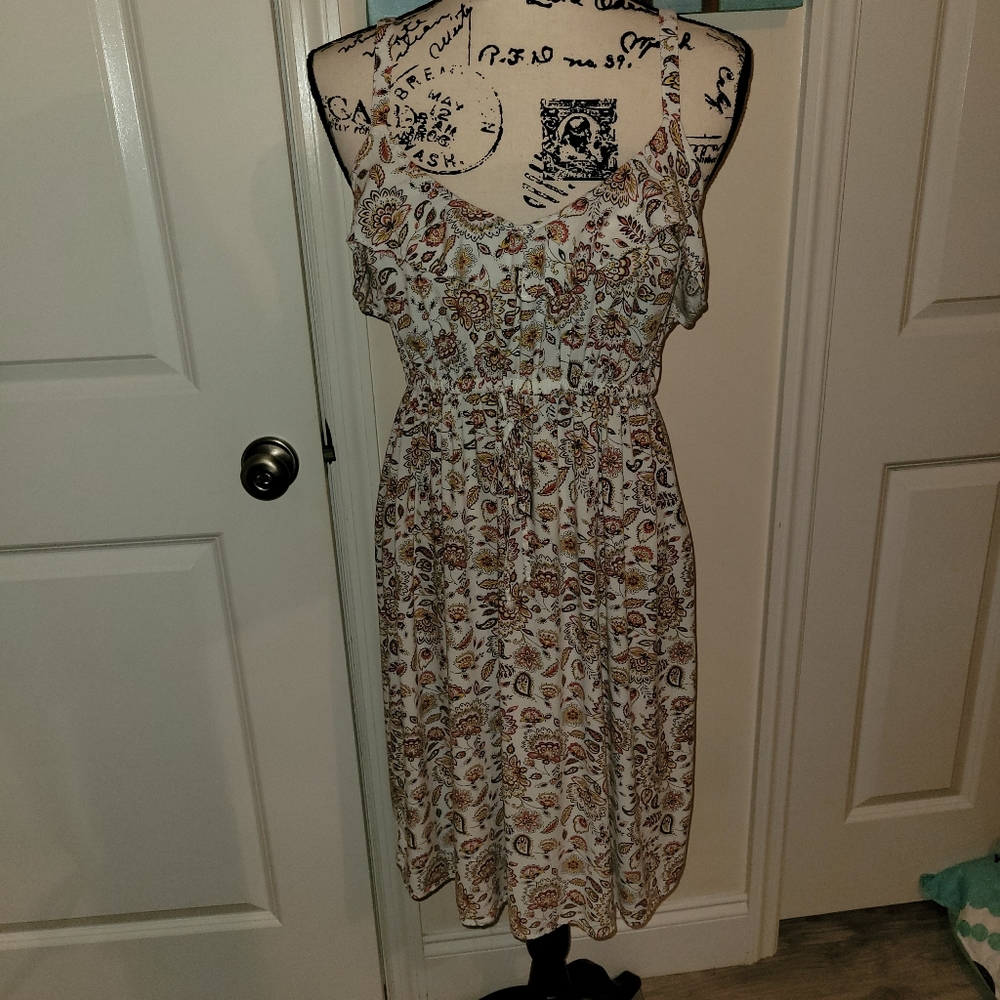 Torrid Paisley Print Ruffle Challis Tank Dress Bundle  size 0 (Large)